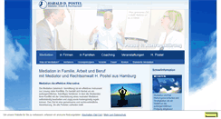 Desktop Screenshot of mediation-postel.de
